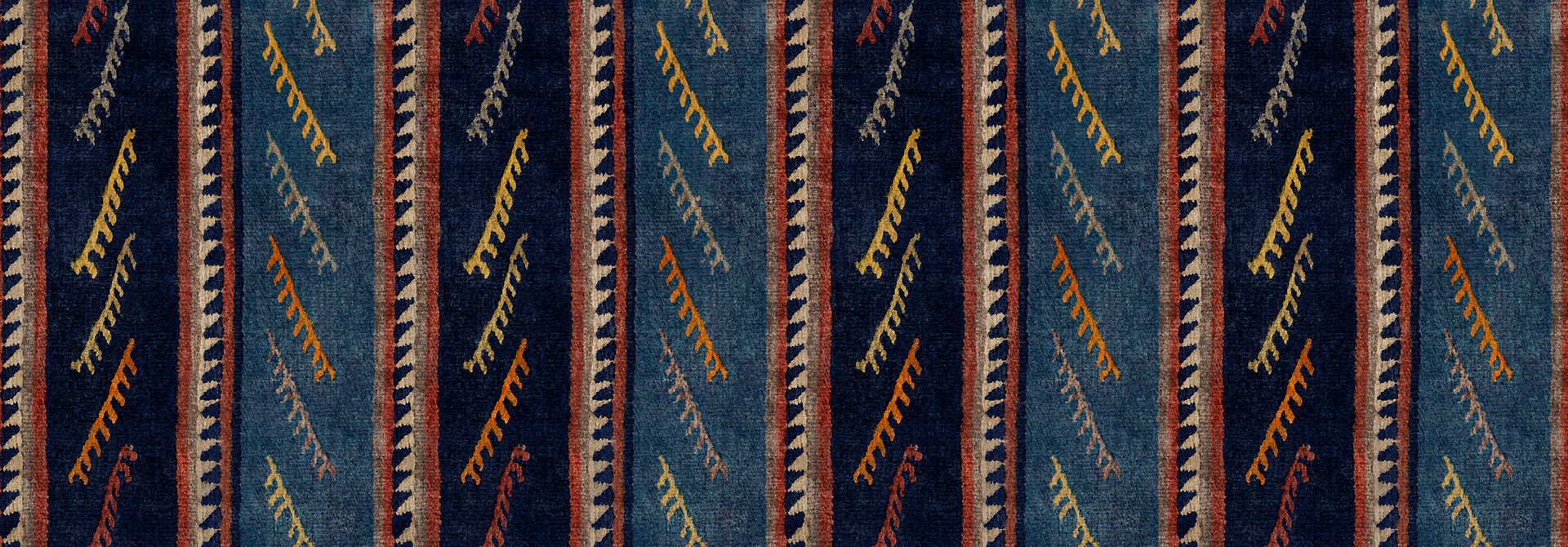 Styling indigo fabric