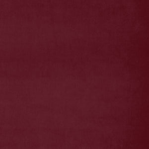 Fabric swatch of a red plain velvet – suitable for use as a velvet upholstery fabric or velvet curtains