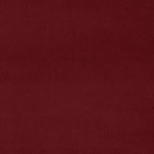 Fabric swatch of a red plain velvet – suitable for use as a velvet upholstery fabric or velvet curtains