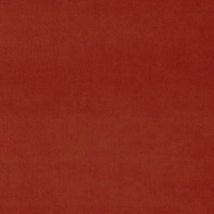Fabric swatch of a red plain velvet – suitable for use as a velvet upholstery fabric or velvet curtains
