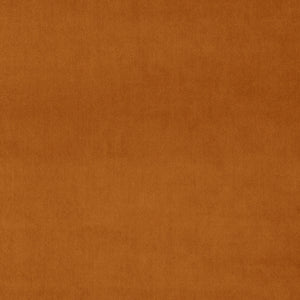 Fabric swatch of a orange plain velvet – suitable for use as a velvet upholstery fabric or velvet curtains