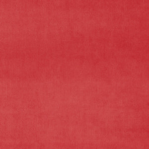 Fabric swatch of a red eco plain velvet – suitable for use as a velvet upholstery fabric or velvet curtains