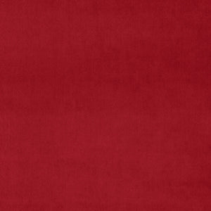Fabric swatch of a red eco plain velvet – suitable for use as a velvet upholstery fabric or velvet curtains
