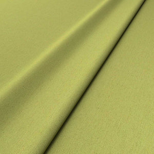 Sample of a green woven fabric.