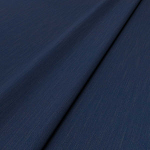 Sample of a blue woven fabric.