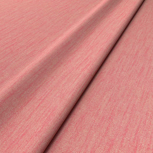 Sample of a pink woven fabric.