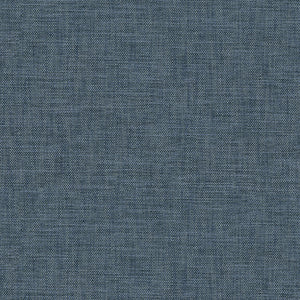 Sample of a chenille woven fabric in blue.