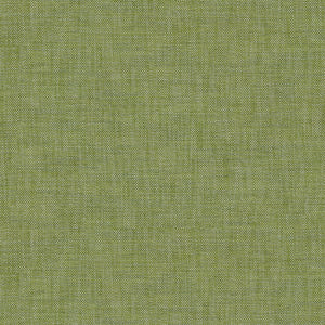 Sample of a chenille woven fabric in green.